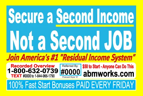 Postcards 6x9 Jumbo Style D